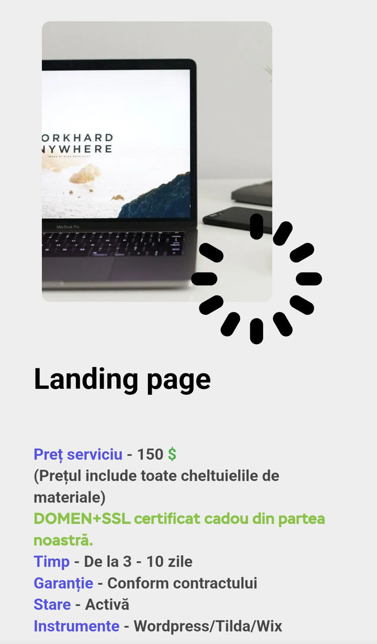 Servicii de creare landing page foto 0