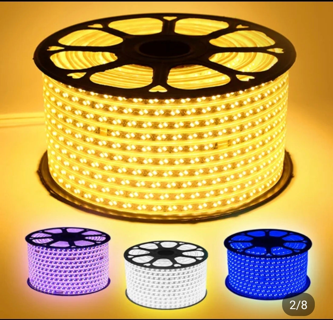 Banda Led 220V,Лед лента,alb,albastru,alb-cald,alb-albastru,rosu,verde,IP65. foto 3