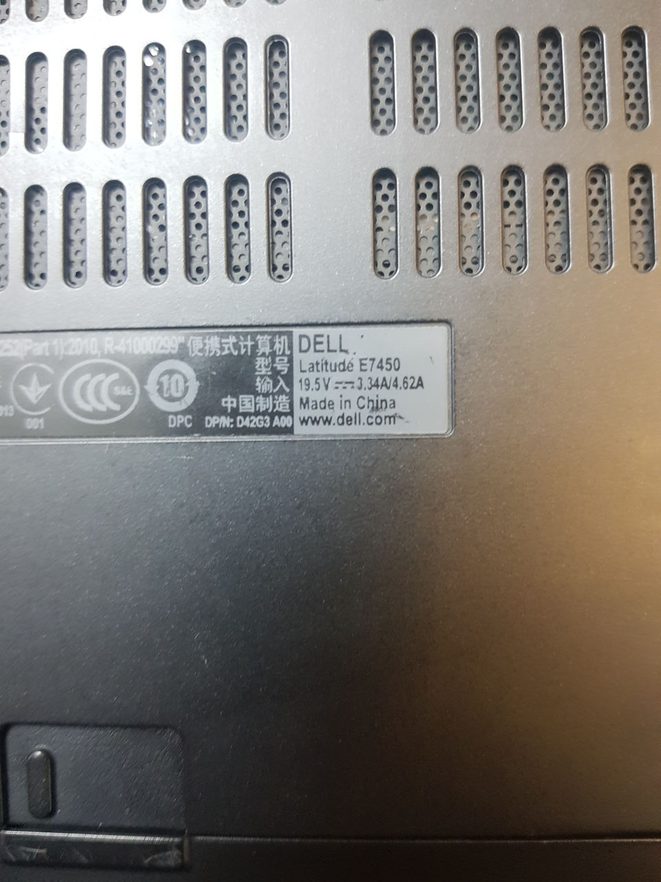 Laptop "dell LatitudeE7450", core I5 500 SSD's 16GB RAM WIN 10 PRO!! foto 2