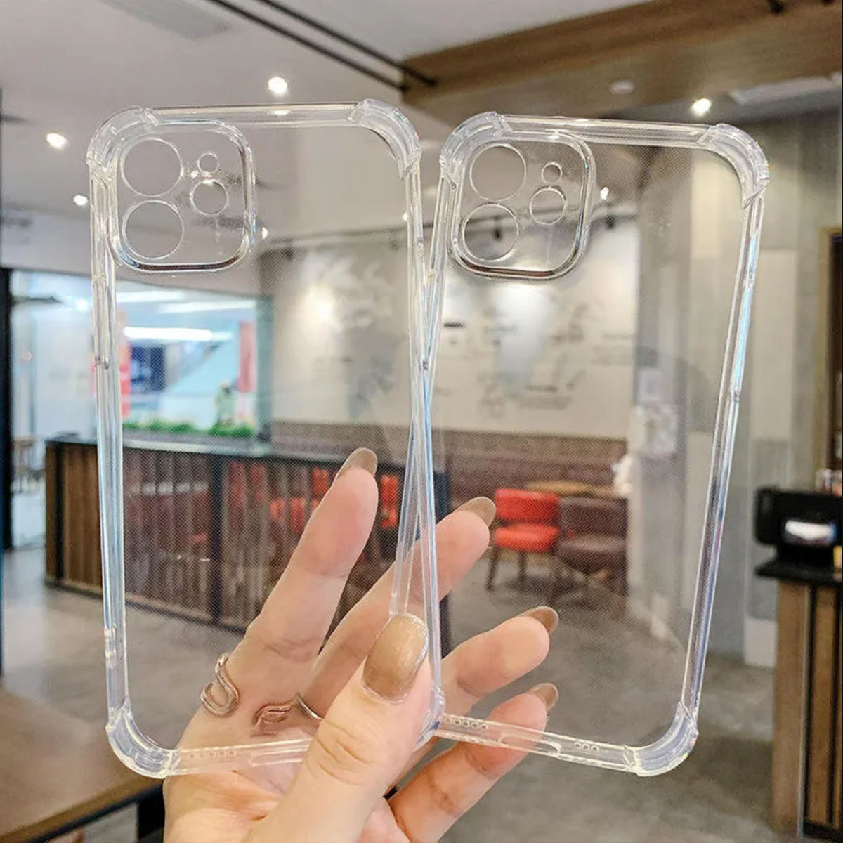 Huse transparente 50 lei iPhone 16 foto 3