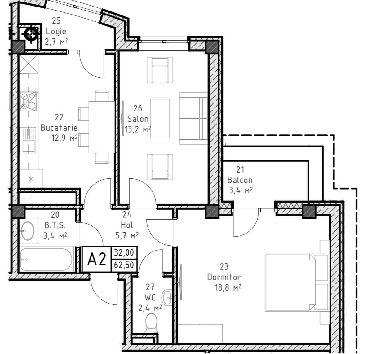 Apartament cu 2 camere,  Periferie,  Ialoveni foto 6