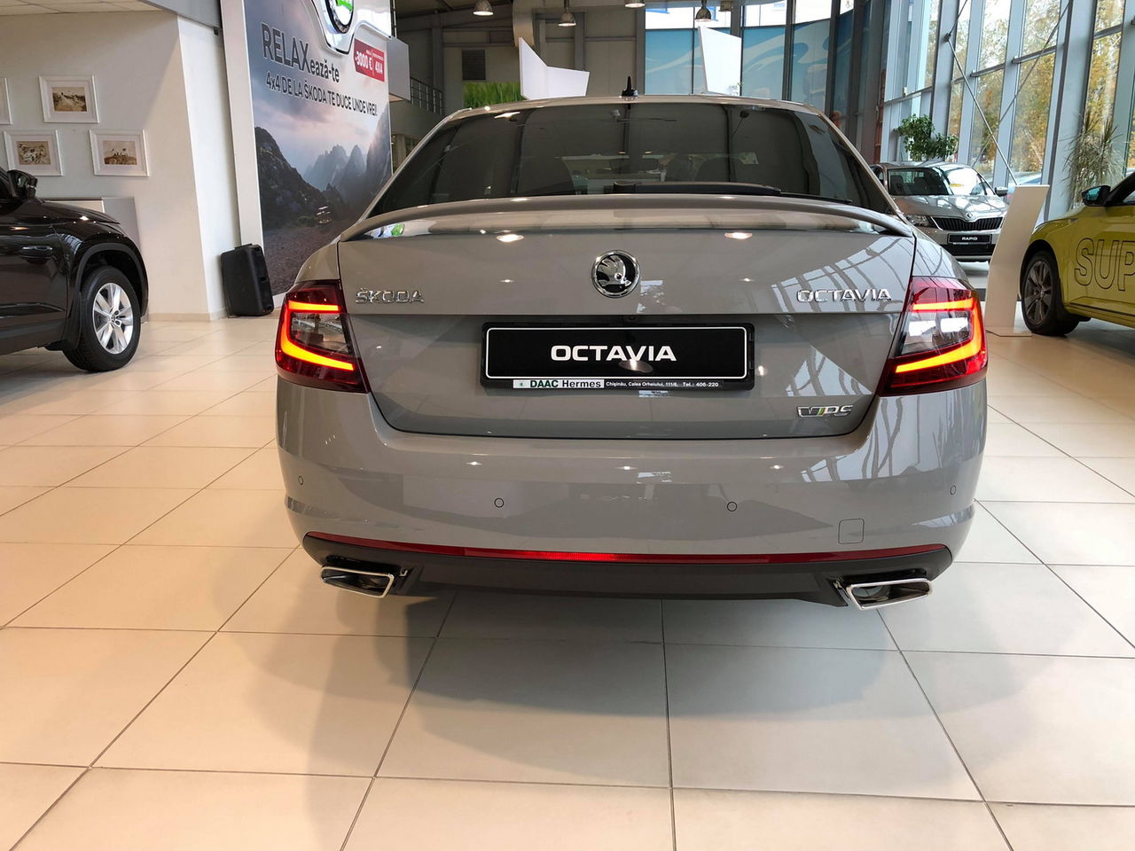 Насадка на глушитель/ tobă de eșapament/skoda