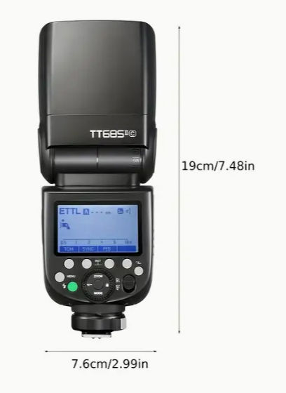 Вспышки/Blituri Godox TT560 (949 lei), Godox TT600 (1249 lei), Godox TT685 II-C (Canon) (2599 lei) foto 2