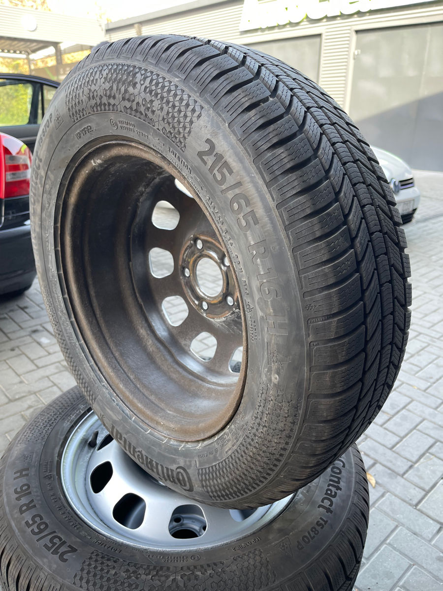 jante dacia duster plus cauciucuri iarna continental 215/65/r16
