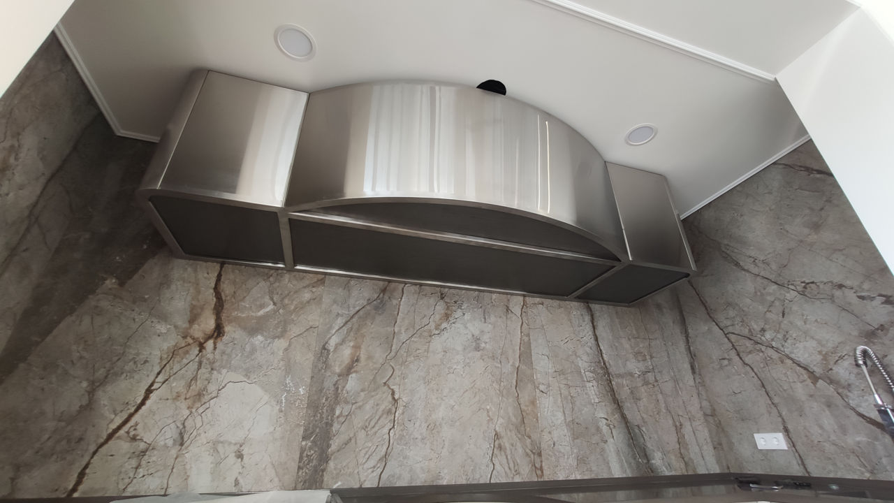 Hote Inox cu sistem de ventilare si instalare foto 10