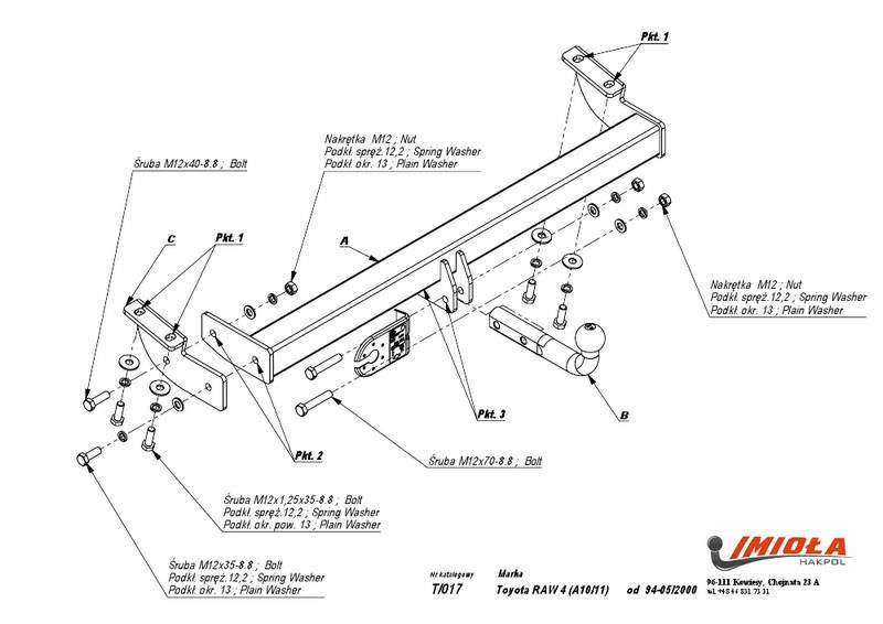 Фаркопы .   toyota  rav  - 4 foto 4