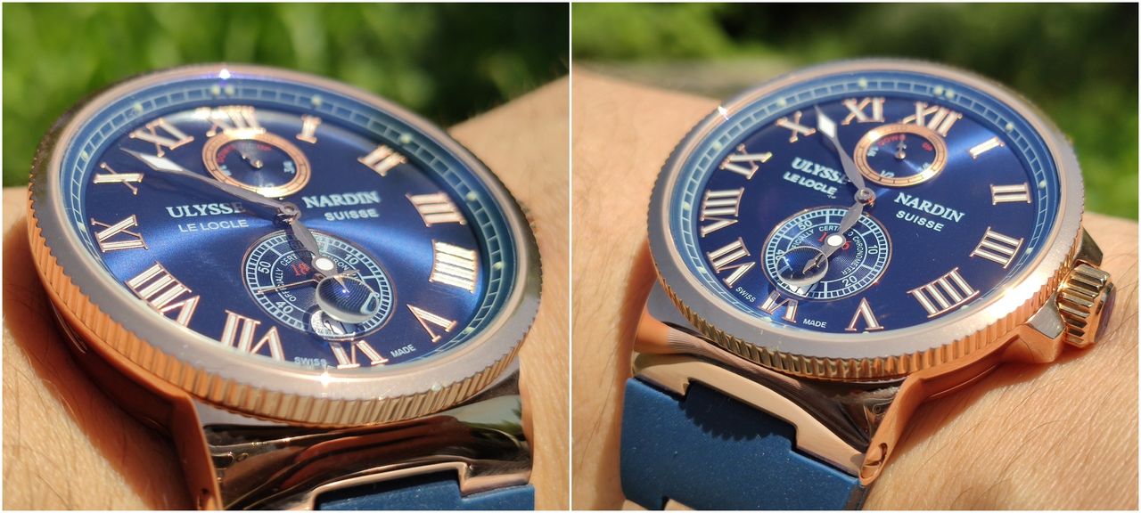 Ulysse Nardin Le Locle Suisse blue new