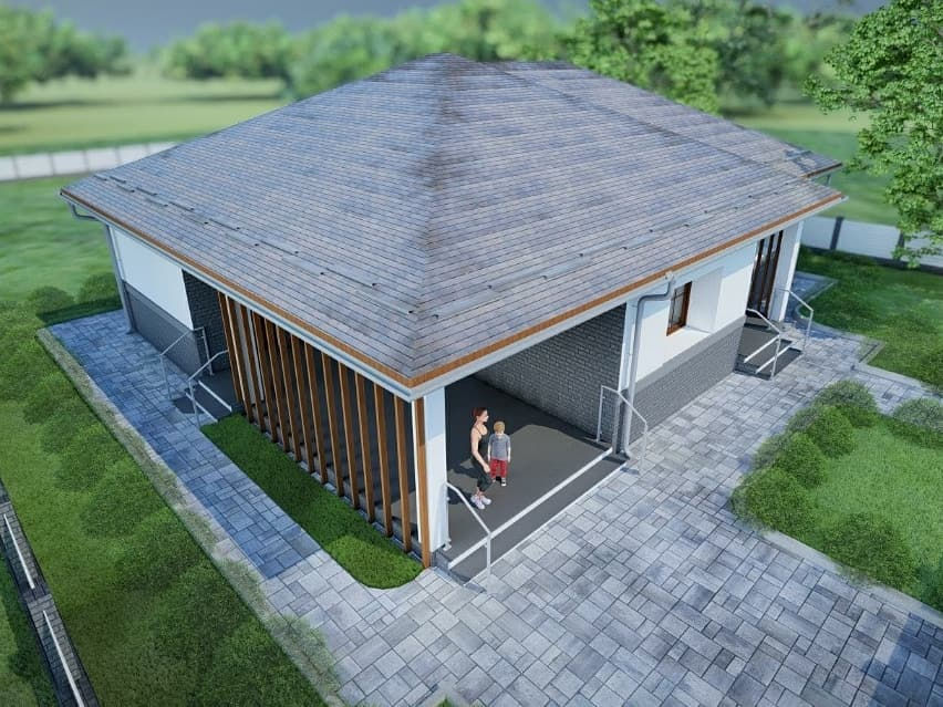 Casă de locuit individuală cu 1 nivel P/136m2/arhitectură/schițe/planuri 3D/renovări/construcții foto 2