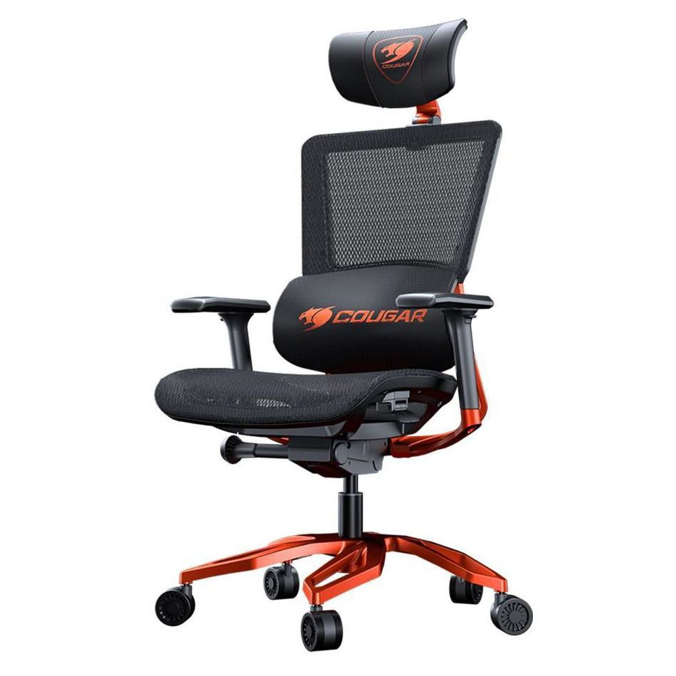 Gaming Chair Cougar Argo Orange, User Max Load Up To 150Kg / Height 160-190Cm foto 6