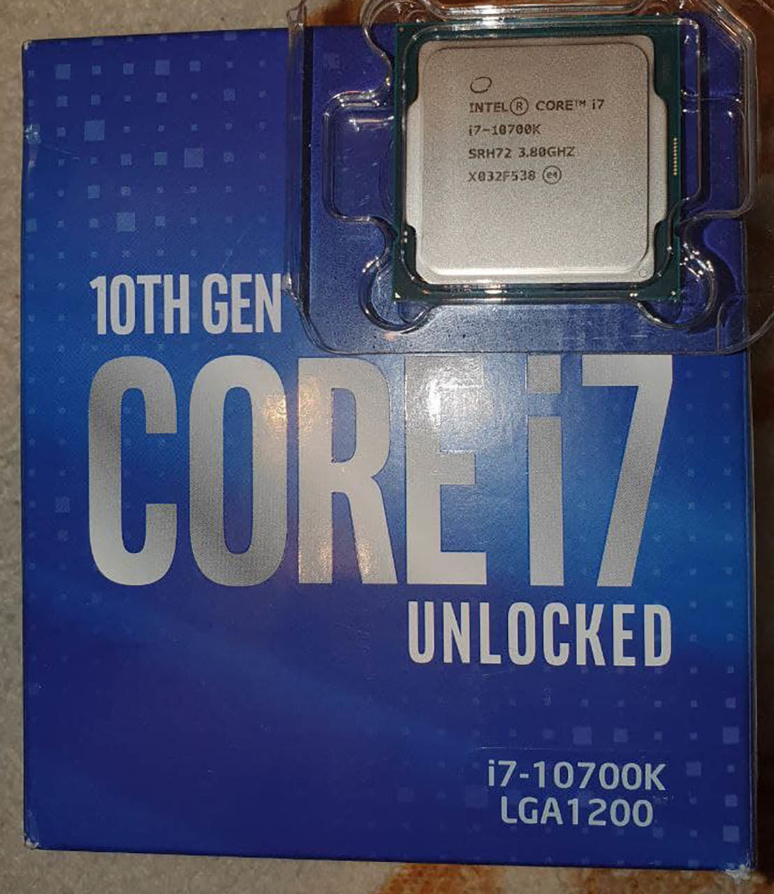 Новый Intel i7 10700K