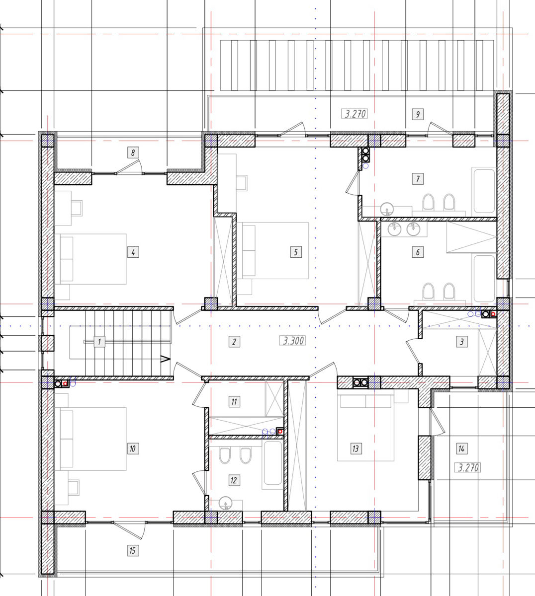 Codru,casa  nouă-390 mp,teren 6 ari  фото 7