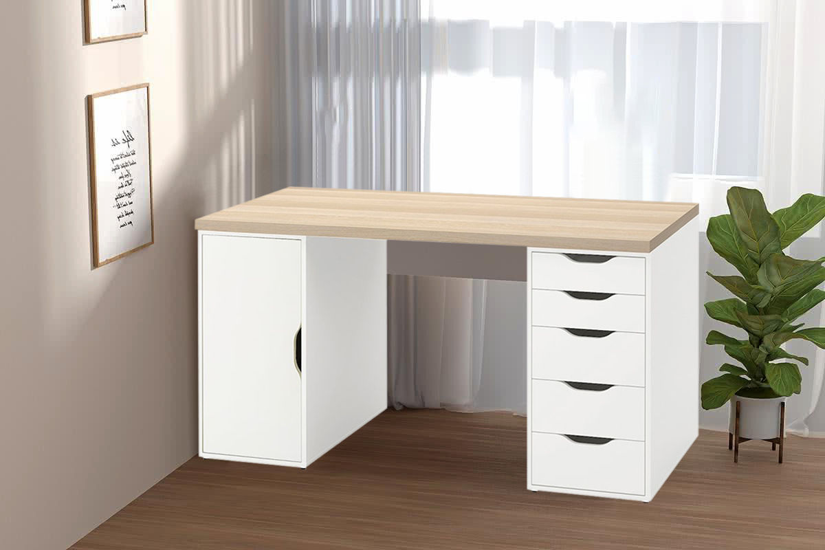 Masă de birou Ikea Lagkapten/Alex 140x60 foto 0
