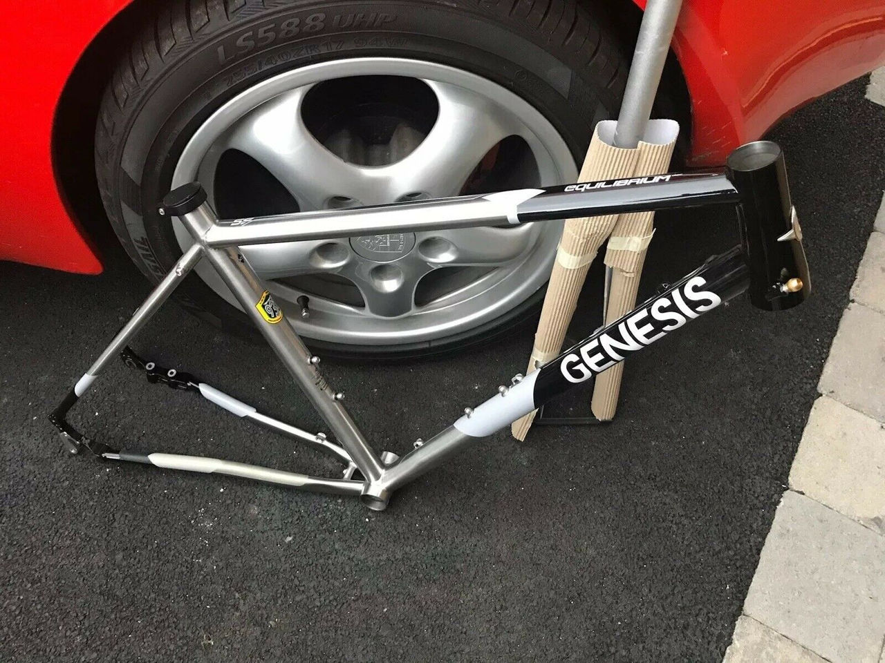 Genesis Equilibrium Reynolds 931 Disc Frameset Dream Build - inox - нержавеющая сталь foto 1
