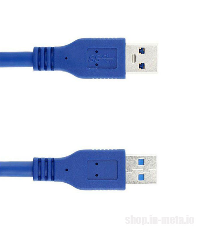 Cablu USB 3.0 type A, Male to Male 1 Meter foto 1