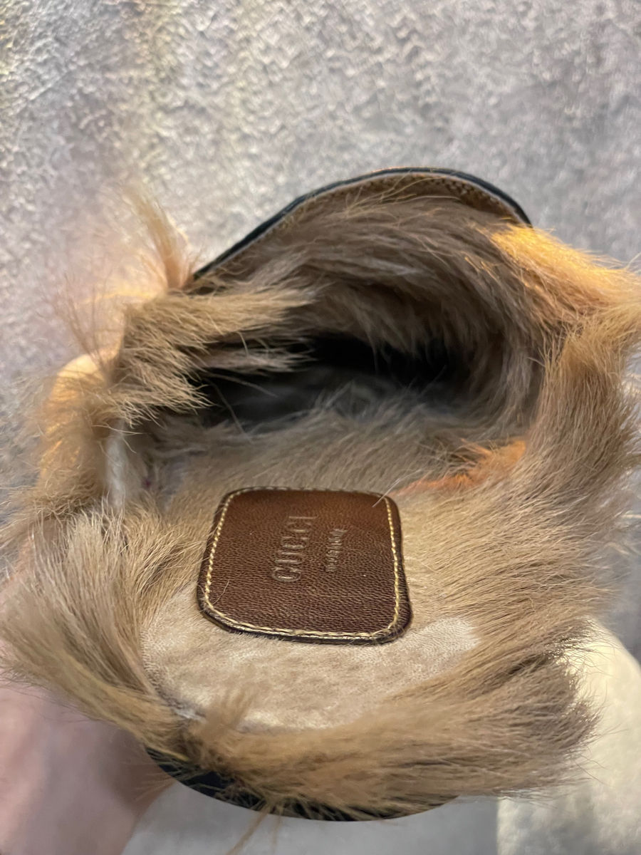 GUCCI SLIPPERS Тапки Гуччи на меху