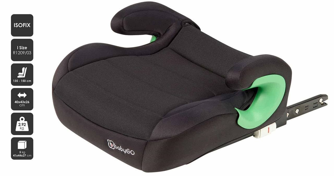 Scăunel auto pentru copii BabyGo cu Isofix фото 2