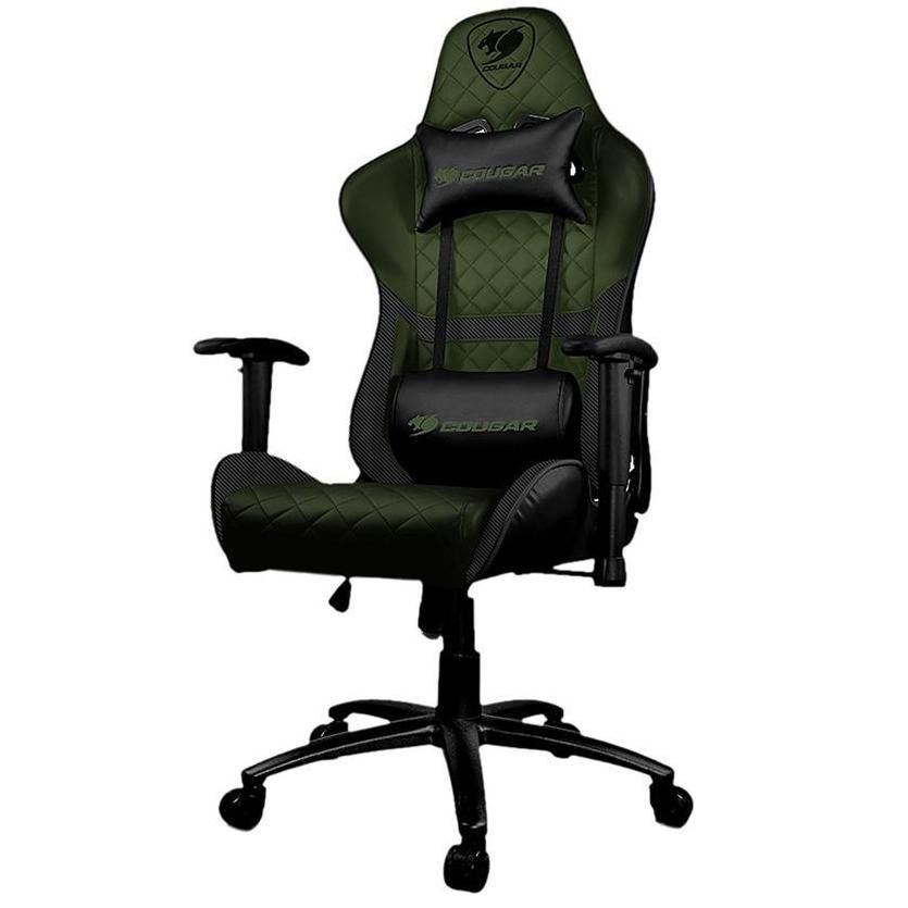 Gaming Chair Cougar Armor One X  Black/Green, User Max Load Up To 120Kg / Height 145-180Cm foto 2