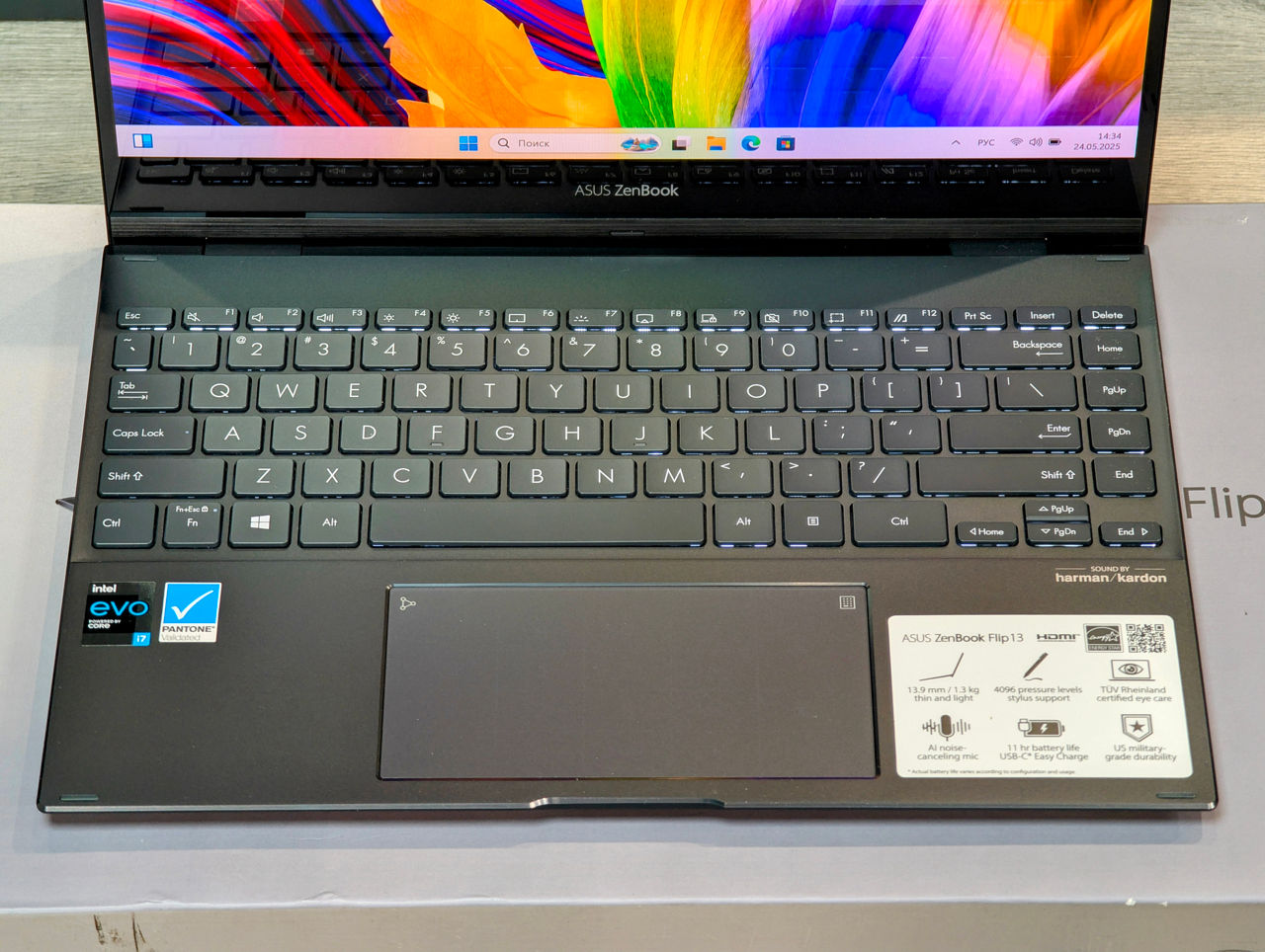 Asus ZenBook Flip 13 Oled Touch (Core i7 1165G7/16Gb DDR4/512Gb NVMe/13.3" FHD) фото 7