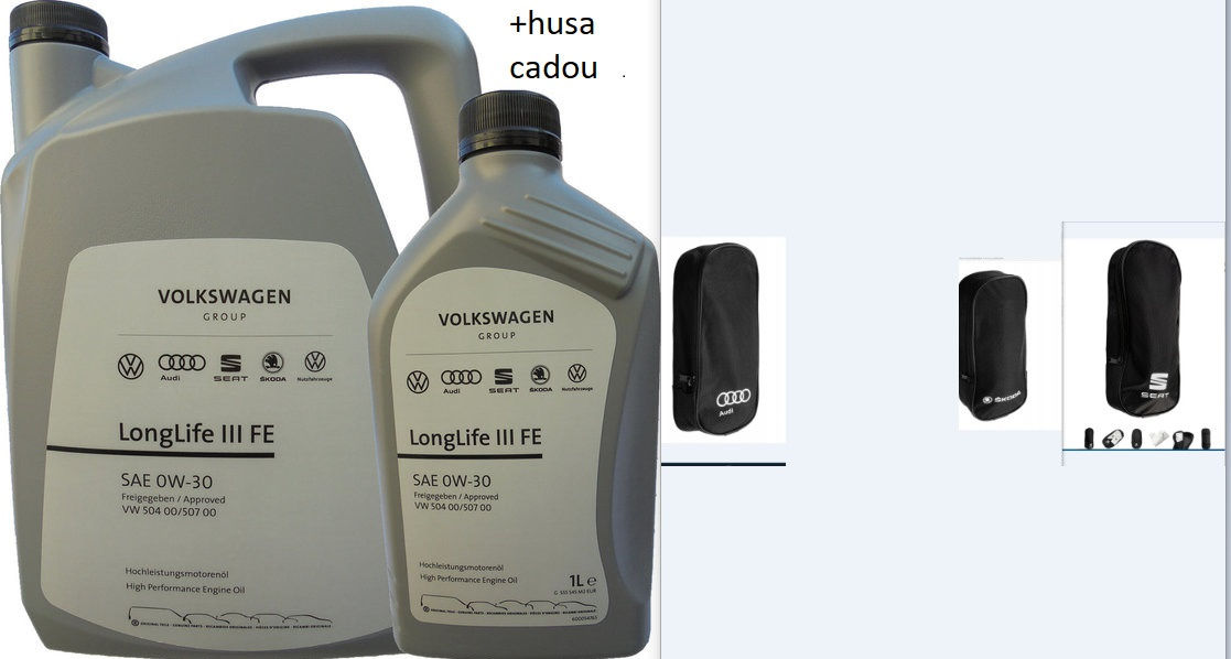 Ulei Original +husa cadou Skoda Audi Seat foto 1