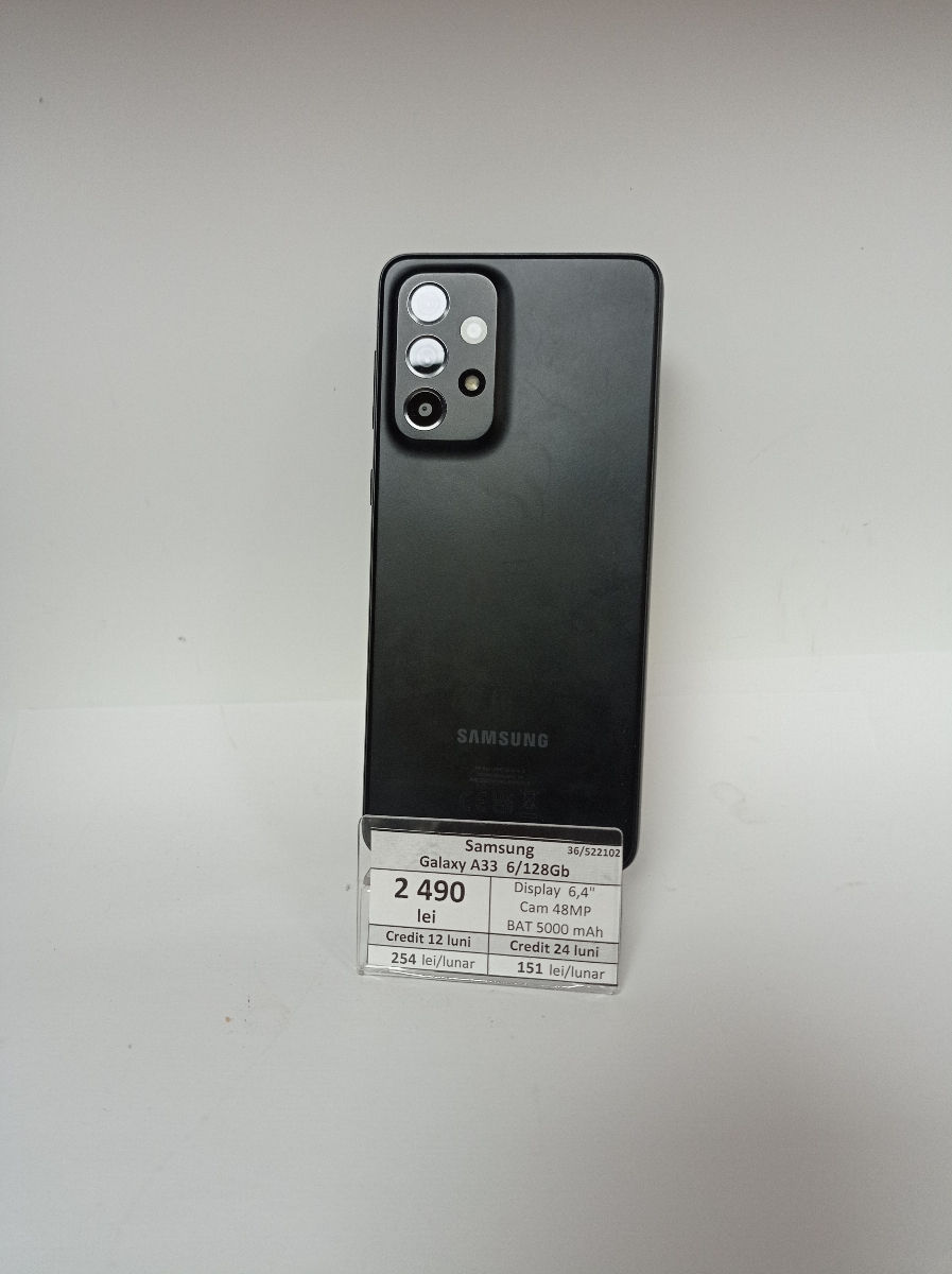 Samsung Galaxy A33 6/128Gb pret 2490lei foto 0