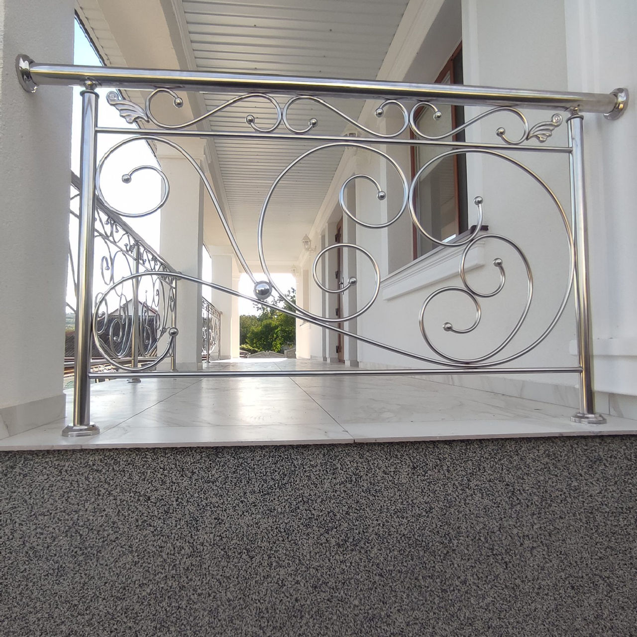 Balustrade din plexiglas , перила из плексигласа foto 16