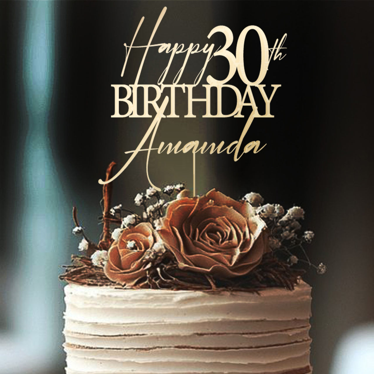 Cake Topper | Figurine cu nume pentru tort – la comandă | Accesorii pentru tort  foto 2