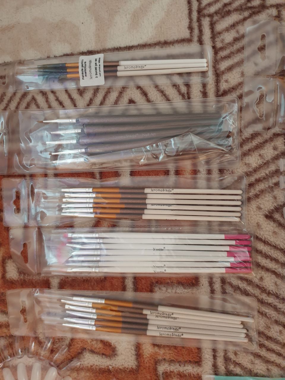 Kit manichiura complet + pila electrica Cadou, lampa 36w ccfl/uv, oje semipermanente, decor, pensule foto 4