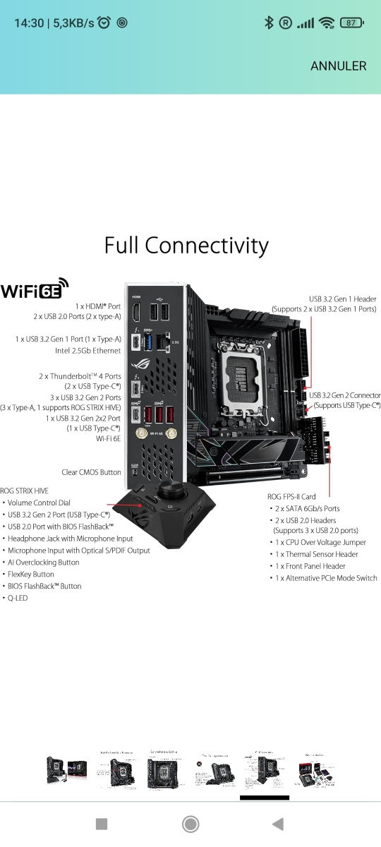 rog strix z790-i  gaming wifi foto 2