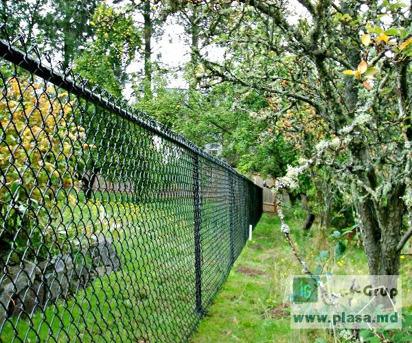 Plasă impletită rabița pentru gard cu inveliş pvc. фото 3