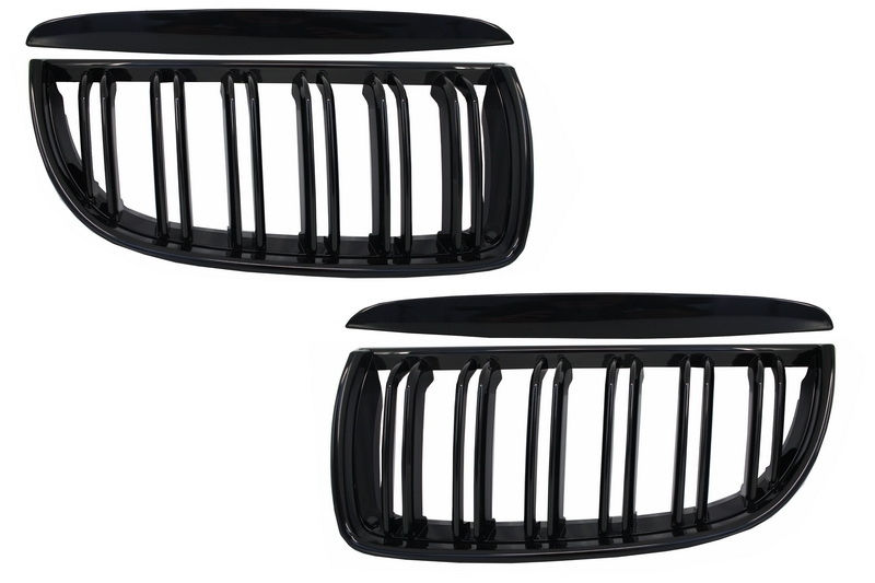 Livrare Gratuita Grile ноздри M Nari BMW Seria 3 E90 E91 Pre-LCI (2005-2008) Negru Lucios foto 0