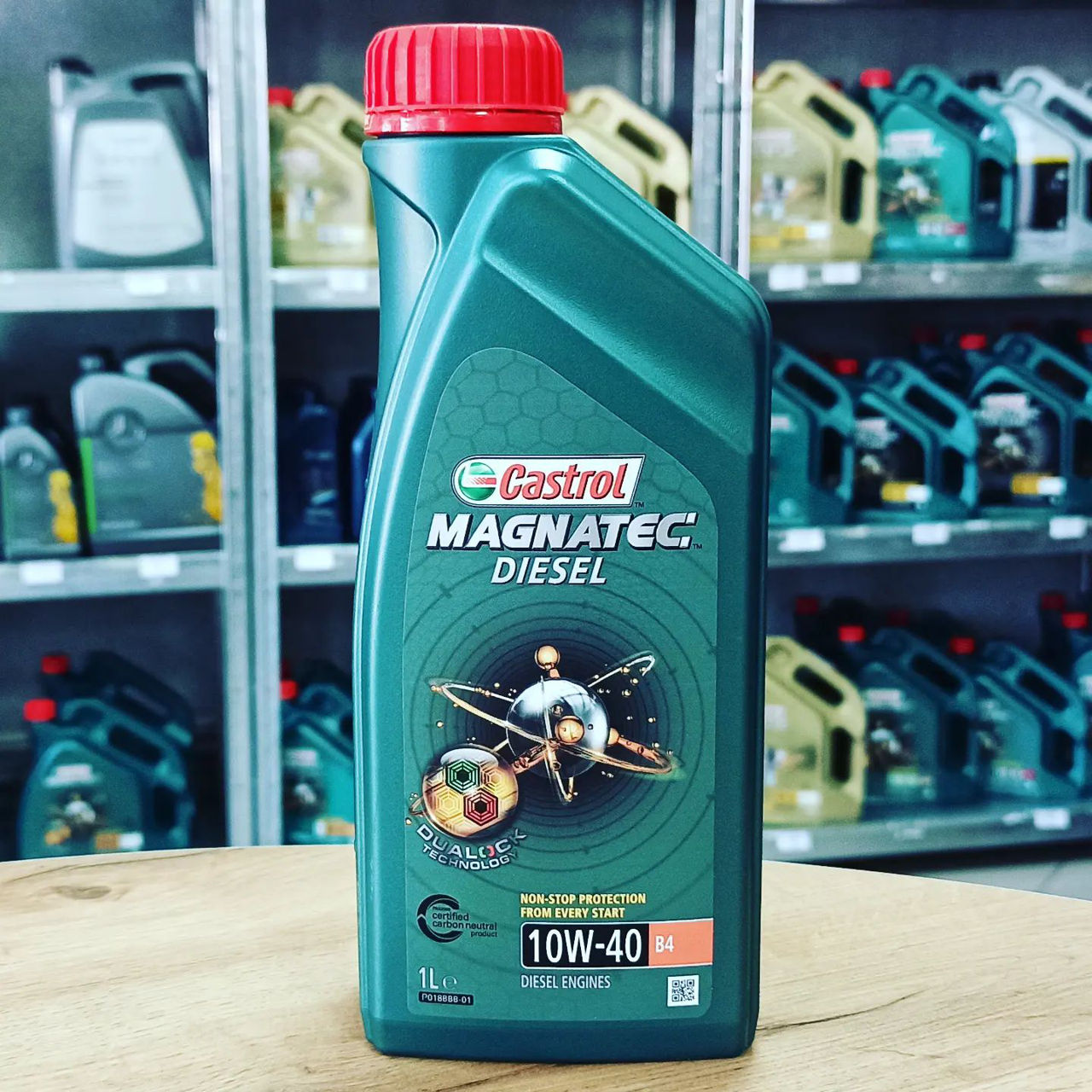 Масло Castrol 10W40 Magnatec Diesel B4 1L foto 0