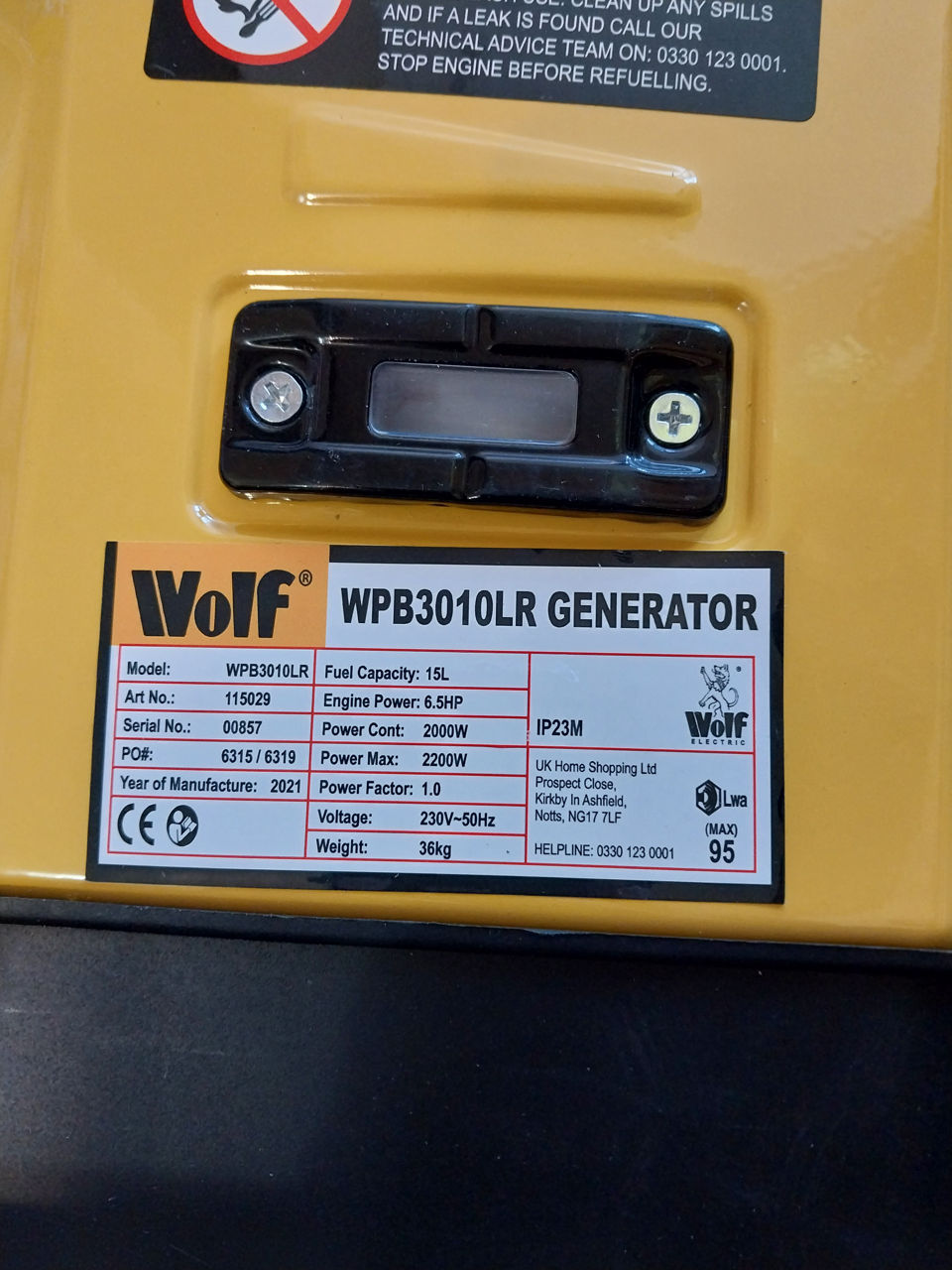 Vând sau schimb generator nou procurat în Anglia. foto 2