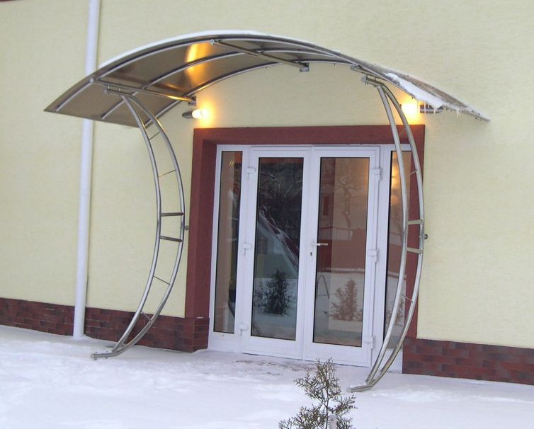 Перила ,  kозырьки из нержавейки    !!!  balustrade din inox si sticla , porti , garduri din inox foto 9
