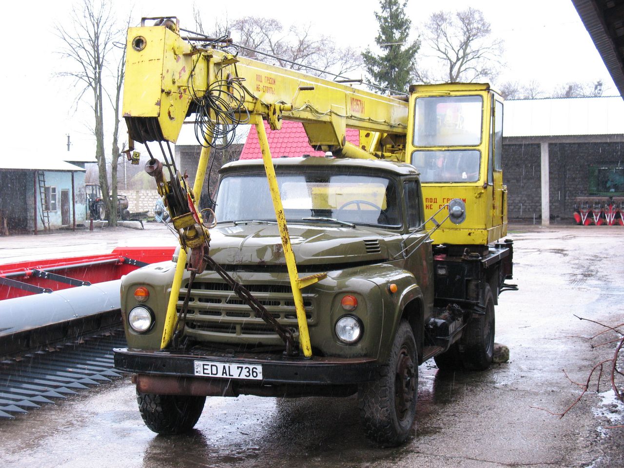Автокран Зил 130 телескоп