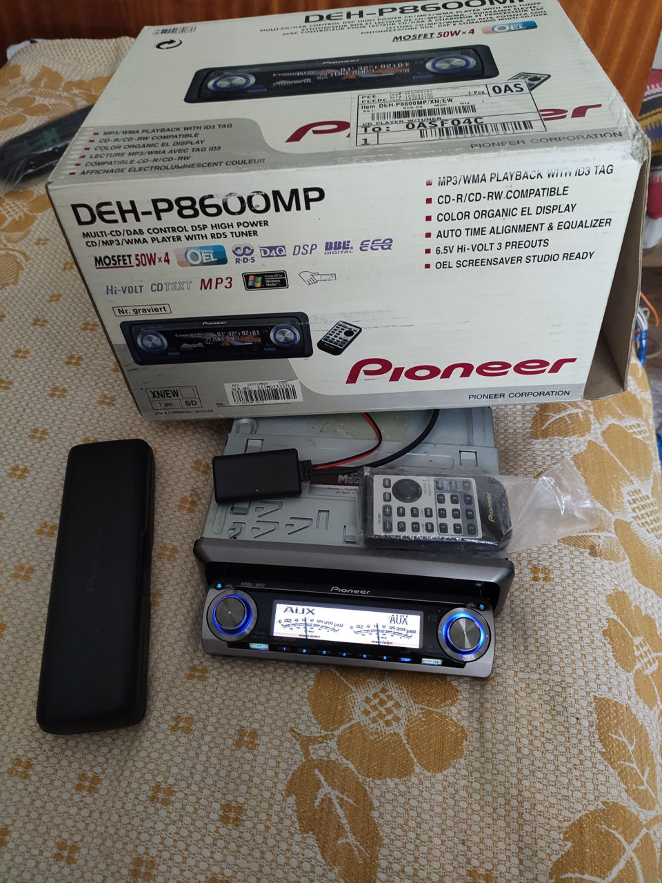 pioneer DEH-P8600MP CD/MP3/WMA/AUX foto 4