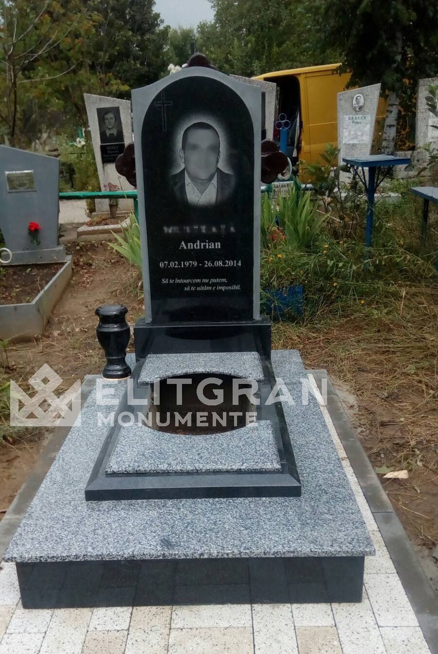 Catalog monumente funerare din granit Chisinau Moldova preturi,diferite modele,foto, cruci, Elitgran foto 17