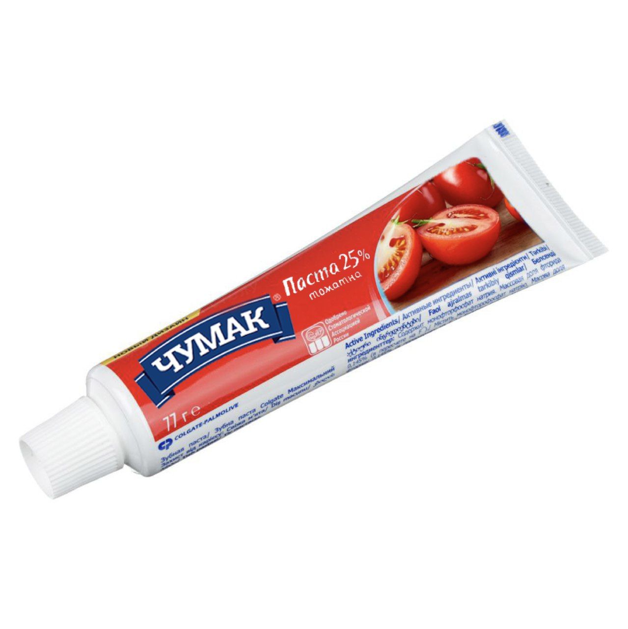 Зубная томатная паста Чумак