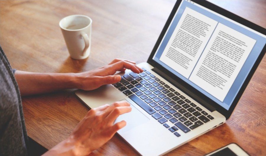 Печать текстов на компьютере