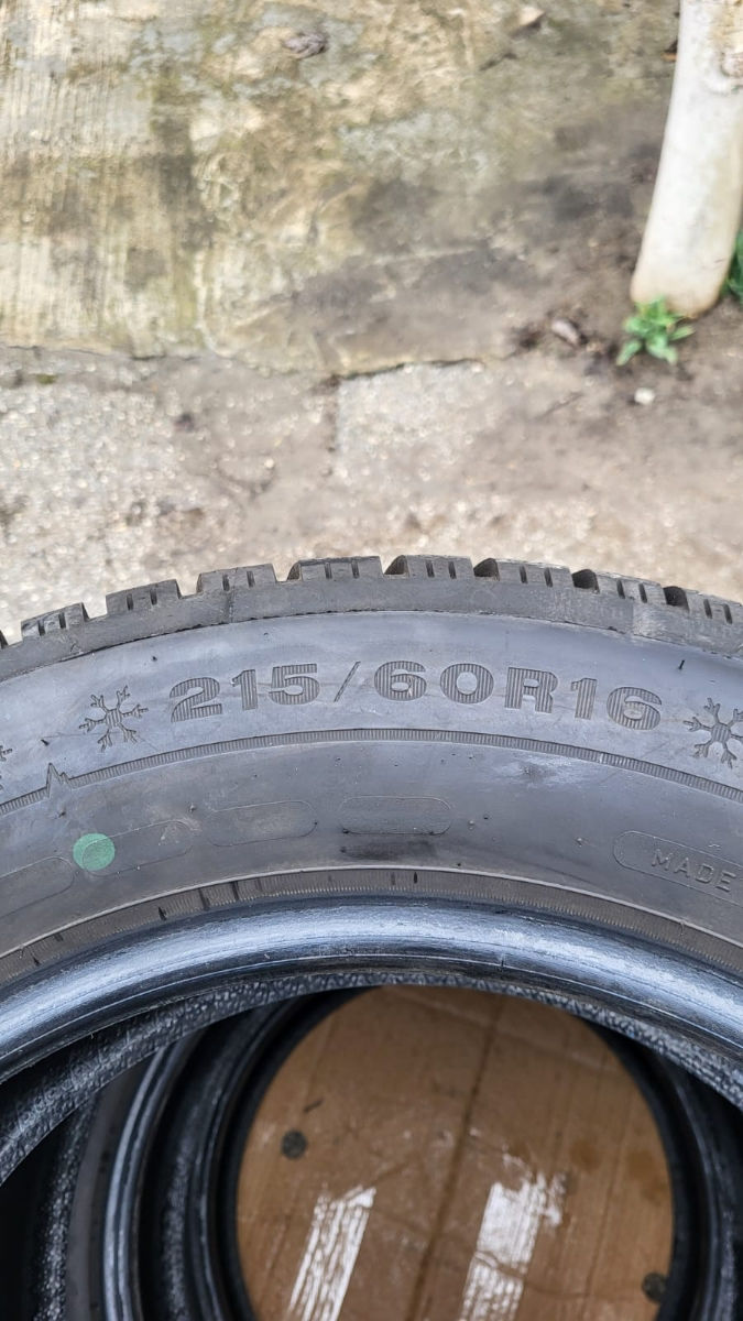 215 60 16, 2022 Dunlop Germania iarna 95% foto 3