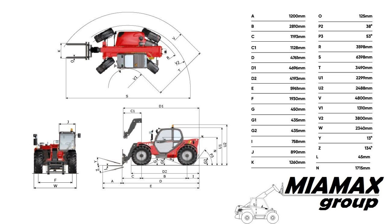 Телескопический погрузчик Manitou МТ 732, 2007 foto 2