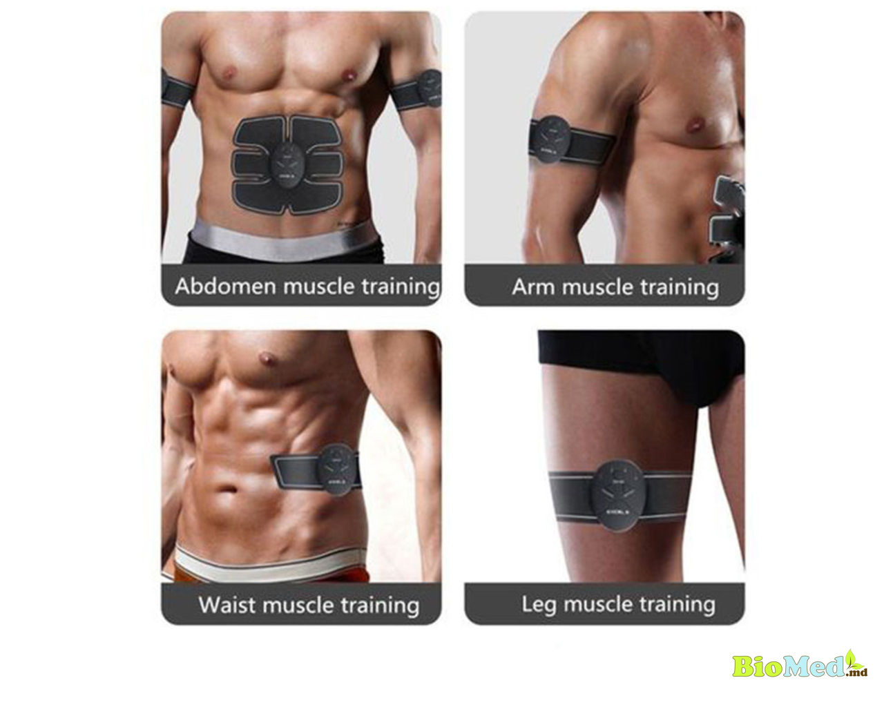 Smart Fitness EMS reincarcabil Trainer electrostimulare musculara Мышечная электростимуляция EMS фото 6