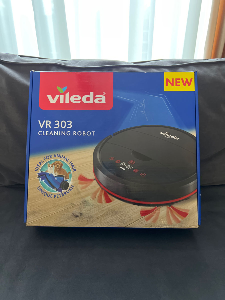 Aspirator Robot Vileda VR 303 Black Sigilat / Новый! foto 0