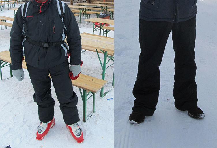 Лыжные штаны (M-L,L)