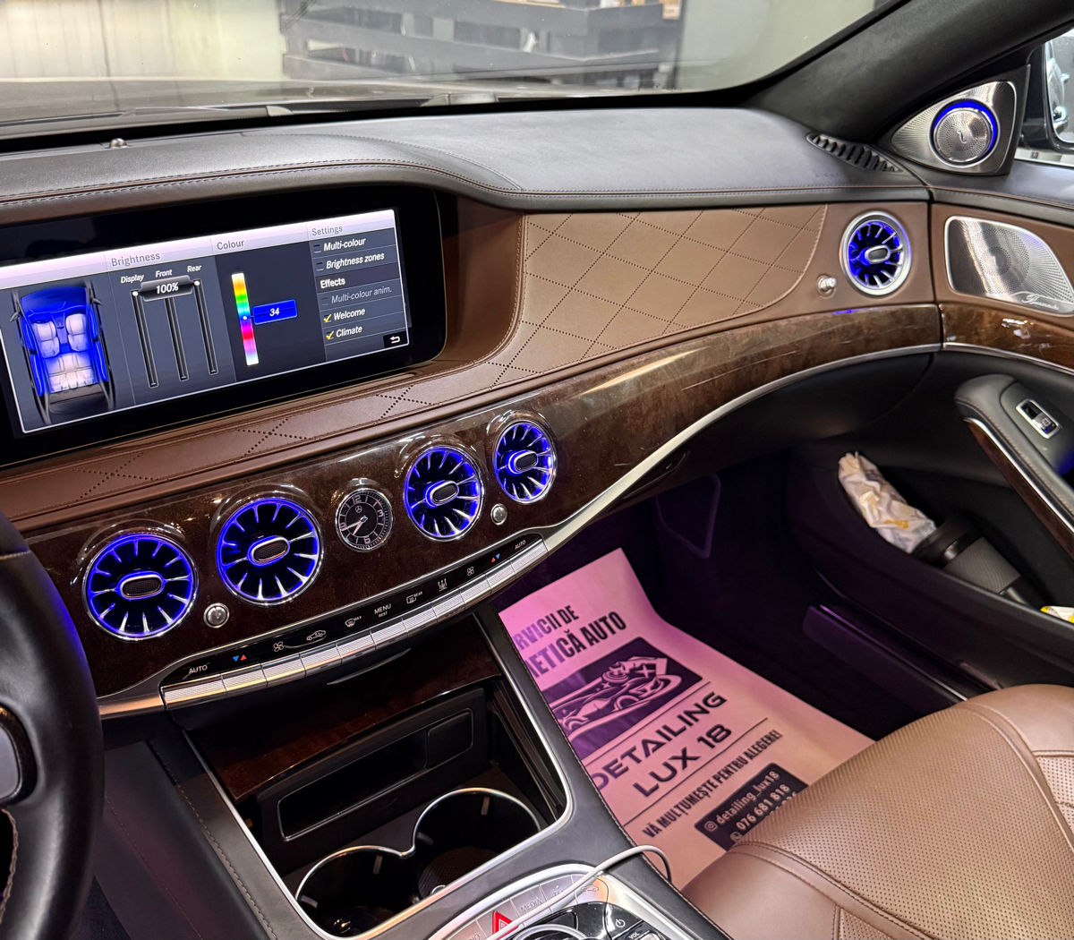 Дефлекторы W222 - Turbiene Led Mercedes S-Class, Detailing LUX18 foto 12