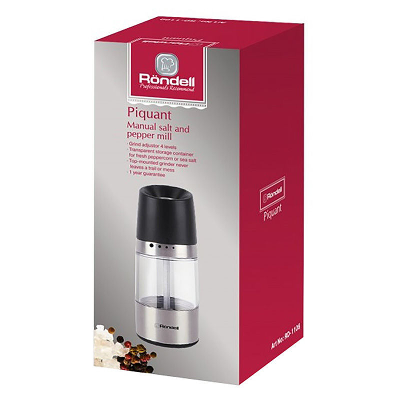 Salt/Pepper Grinder Rondell Rd-1106