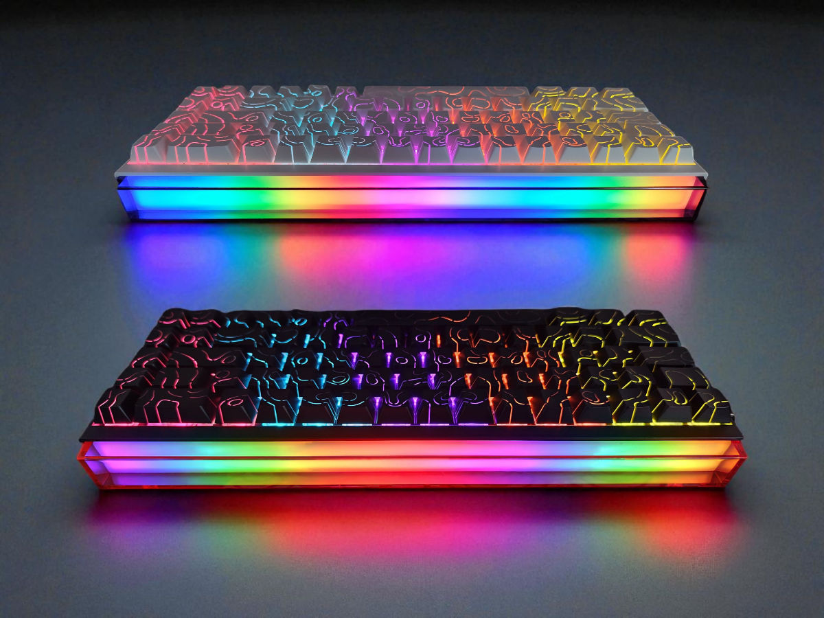 [Nou] Ajazz NK68 Tastatura Mecanică Hot-Swappable RGB (Switchuri Rosii) foto 0
