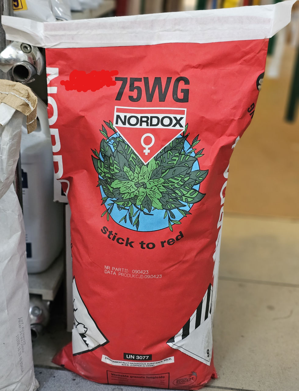 Nordox 75WG (oxid de cupru) 10 kg, pret negociabil foto 1