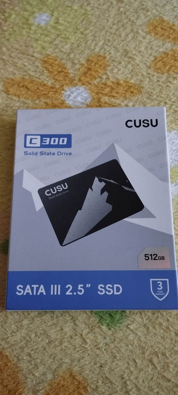 Продаю SSD Cusu C300 2,5. 512 ГБ. Новый фото 0