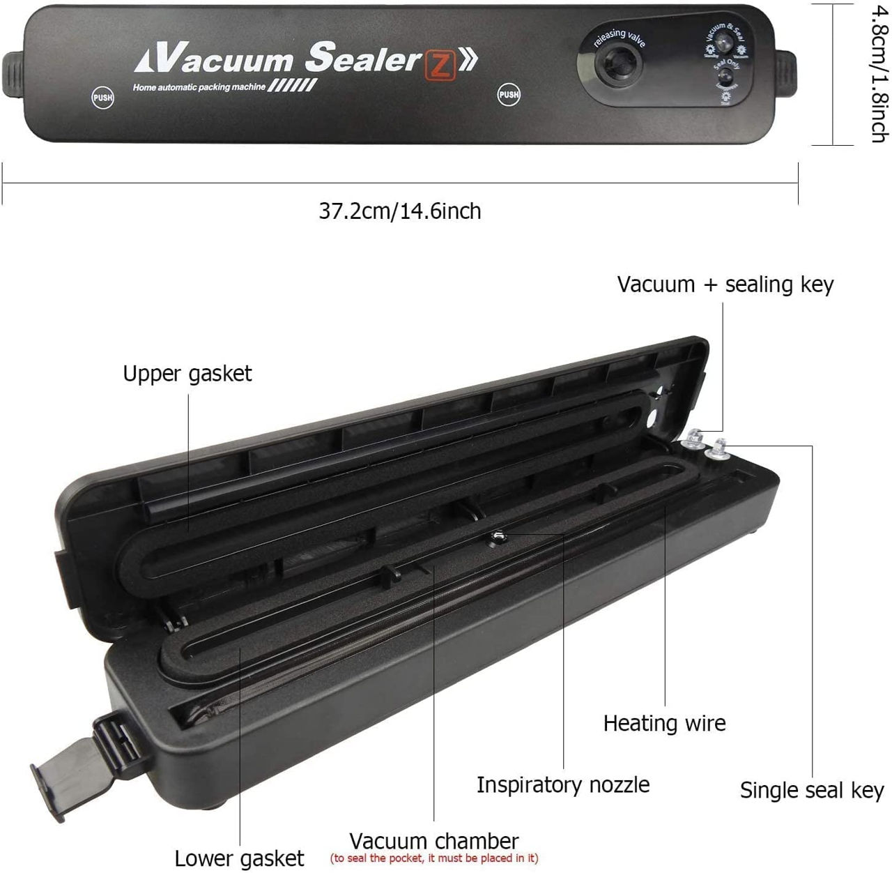 Aparat de Vidat alimente vacuum Вакуумный Аппарат для Пищевых Продуктов foto 2