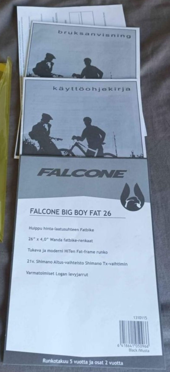 Fatbike Premium Falcone 26", Shimano, nouă фото 9